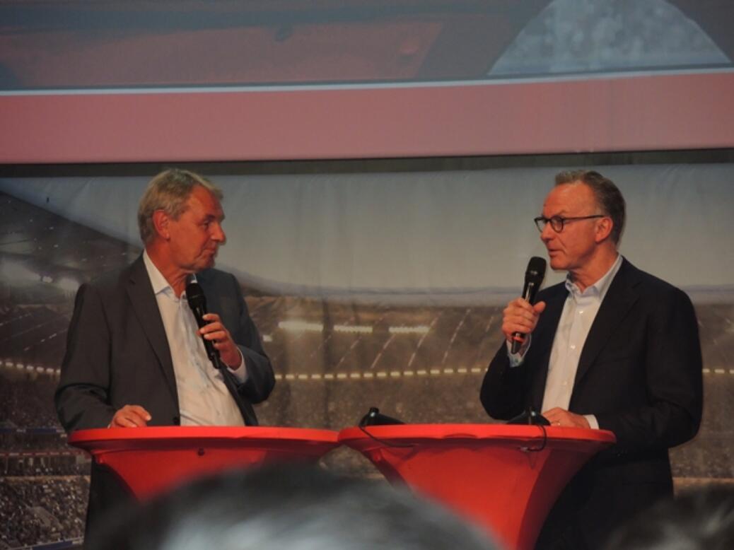 Fußball-Talk mit Karl-Heinz Rummenigge
