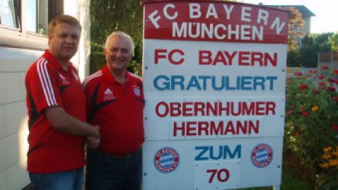 “70.Geburtstag” unseres Mitglieds Hermann Obernhumer