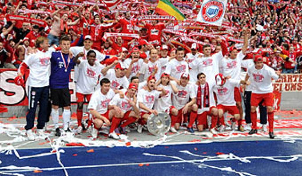Wir gratulieren dem FC Bayern München, der Mannschaft, dem Vorstand und allen Mitarbeitern zum 22. Meistertitel der Deutschen Fussball-Bundesliga!!!